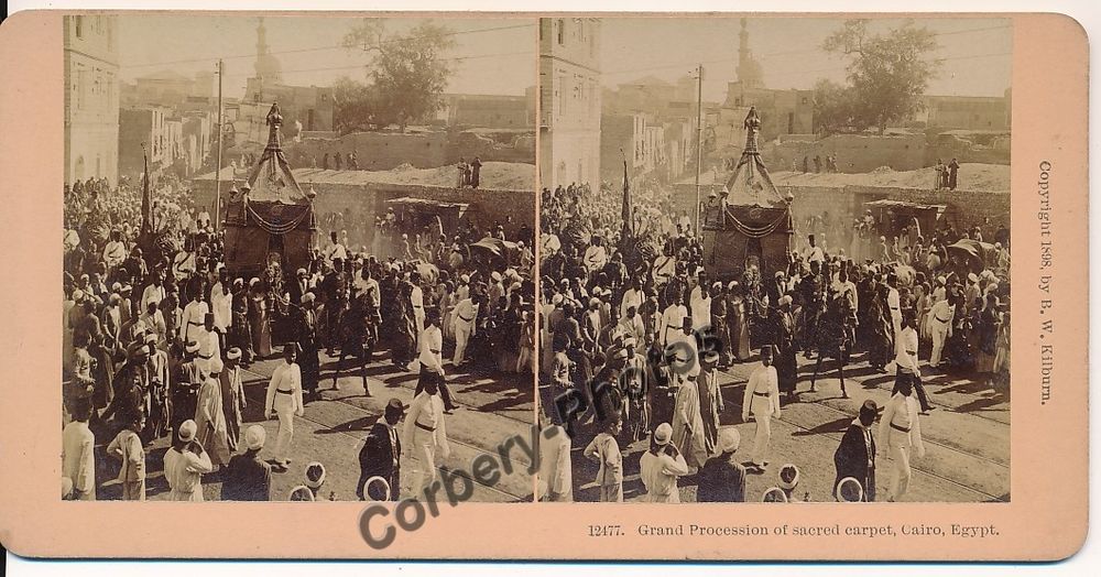 &Eacute;GYPTE LE CAIRE Procession of Sacred Carpet Photo St&eacute;r&eacute;o 