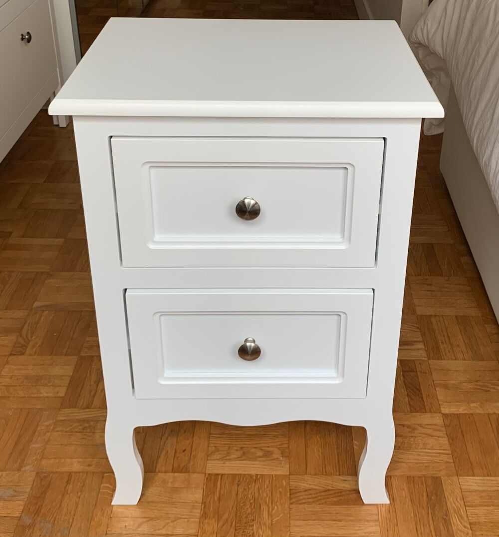 Table de chevet blanche Meubles