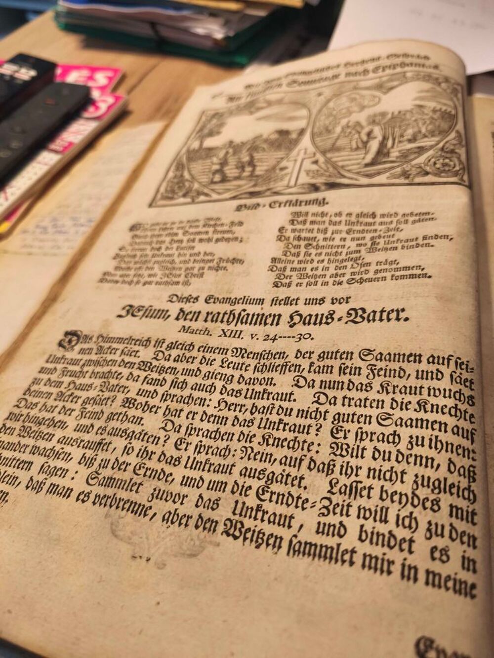 bible allemand de 1747 