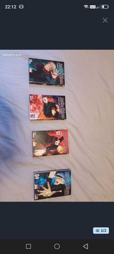 lot de 4 mangas jujutsu kaizen Beaucaire (30)