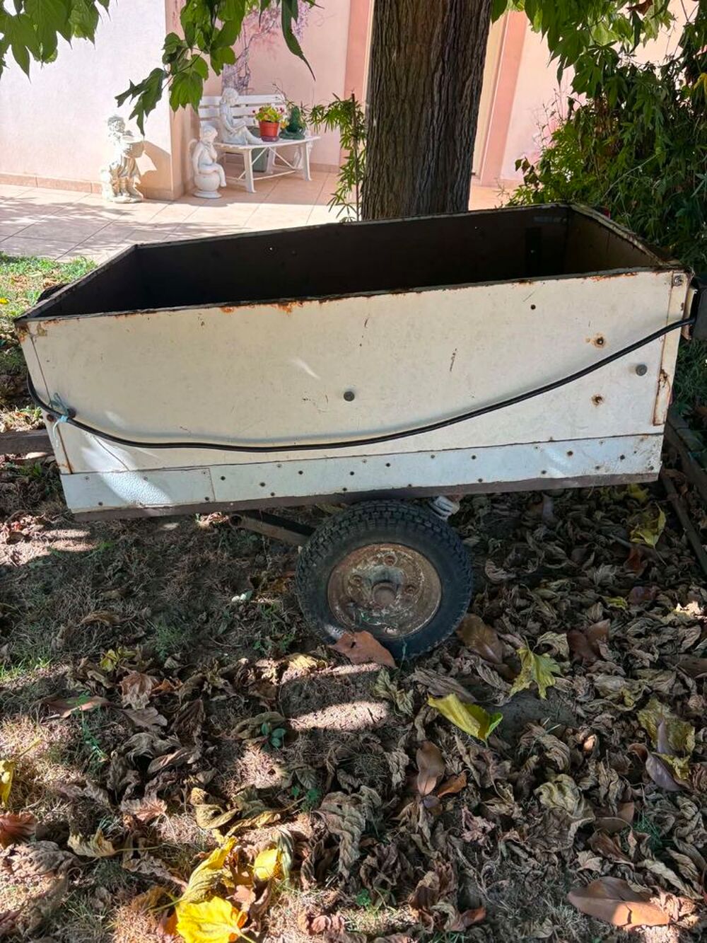 Remorque +/- 400kg &agrave; restaurer Bricolage