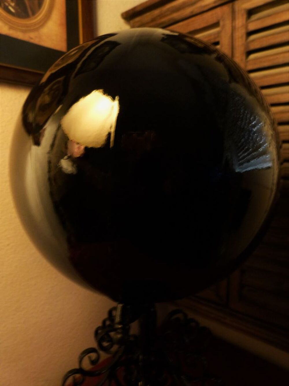 Objet de Curiosit&eacute; "GOTHIC BLACK SPHERARIUM" Steampunk Décoration