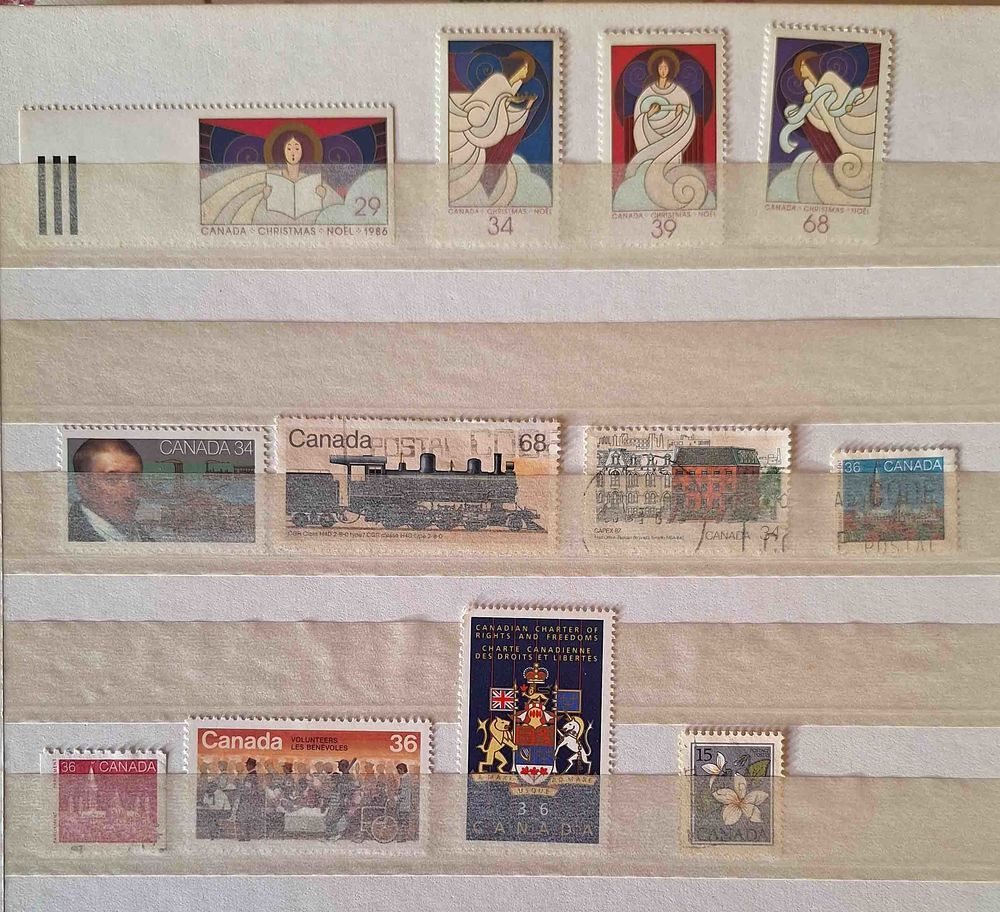 S&eacute;rie de timbres de collection du Canada 