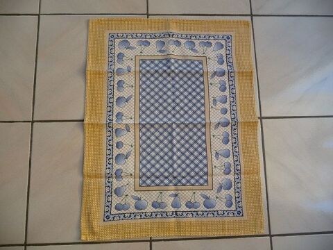 Torchon fantaisie motifs fruits - N E U F 5 Celles-sur-Belle (79)