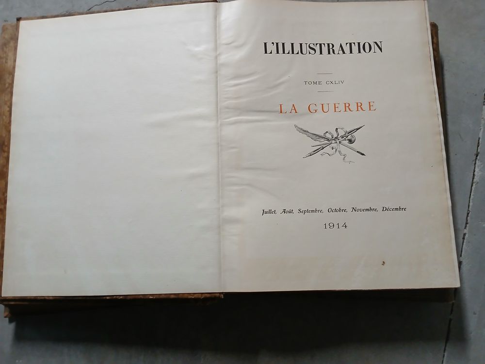 L'ILLUSTRATION-LA GUERRE 1914-1919 Livres et BD