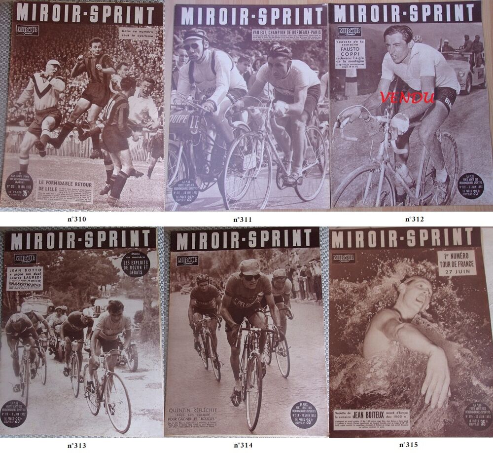 Miroir Sprint ann&eacute;e 1952 