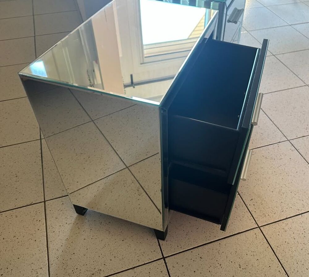 2 tables de chevet miroir Meubles