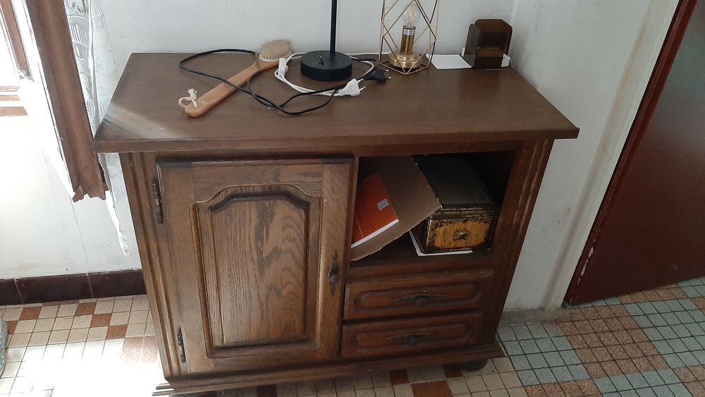 Meuble TV / Meuble de rangement en bois massif Meubles