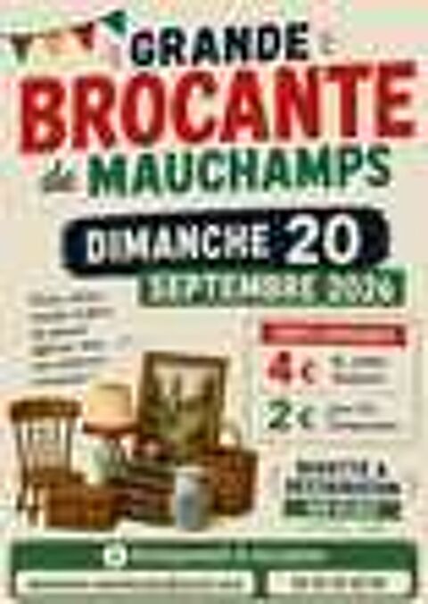 BROCANTE DE MAUCHAMPS 
Brocante, salon des antiquaires