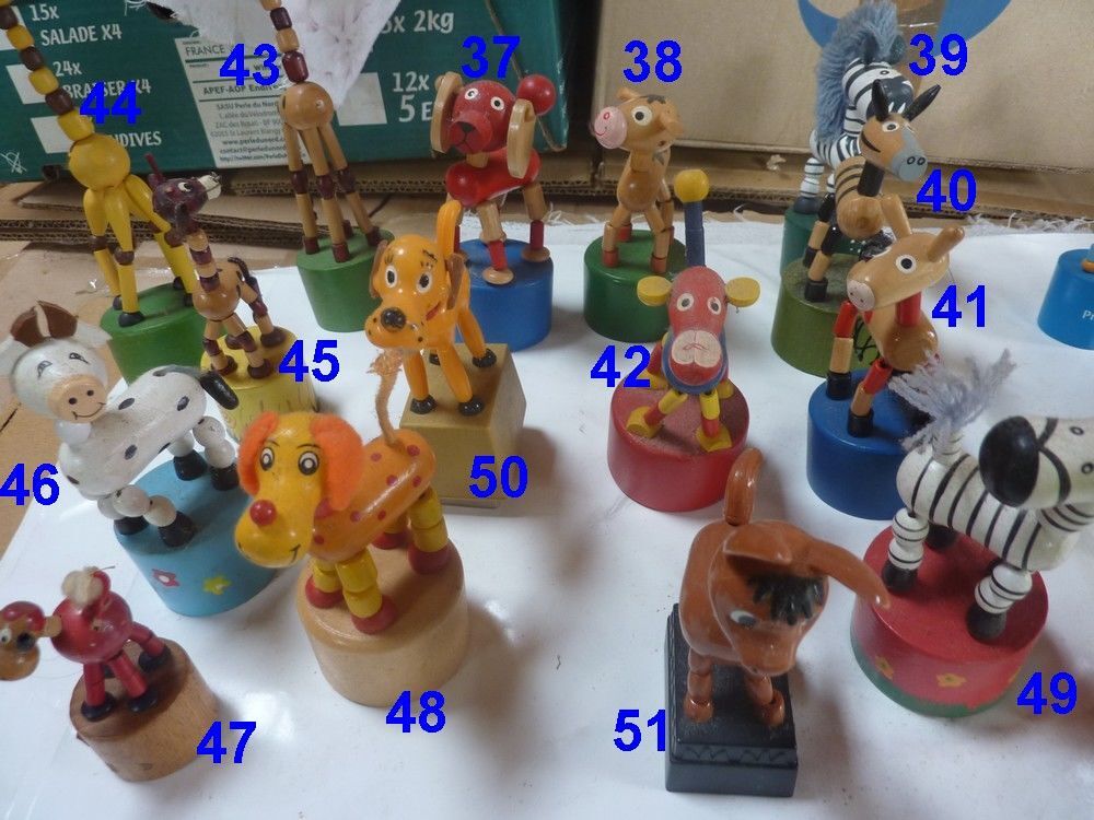Jouets Bois Articul&eacute; Nom :WAKOUWA 