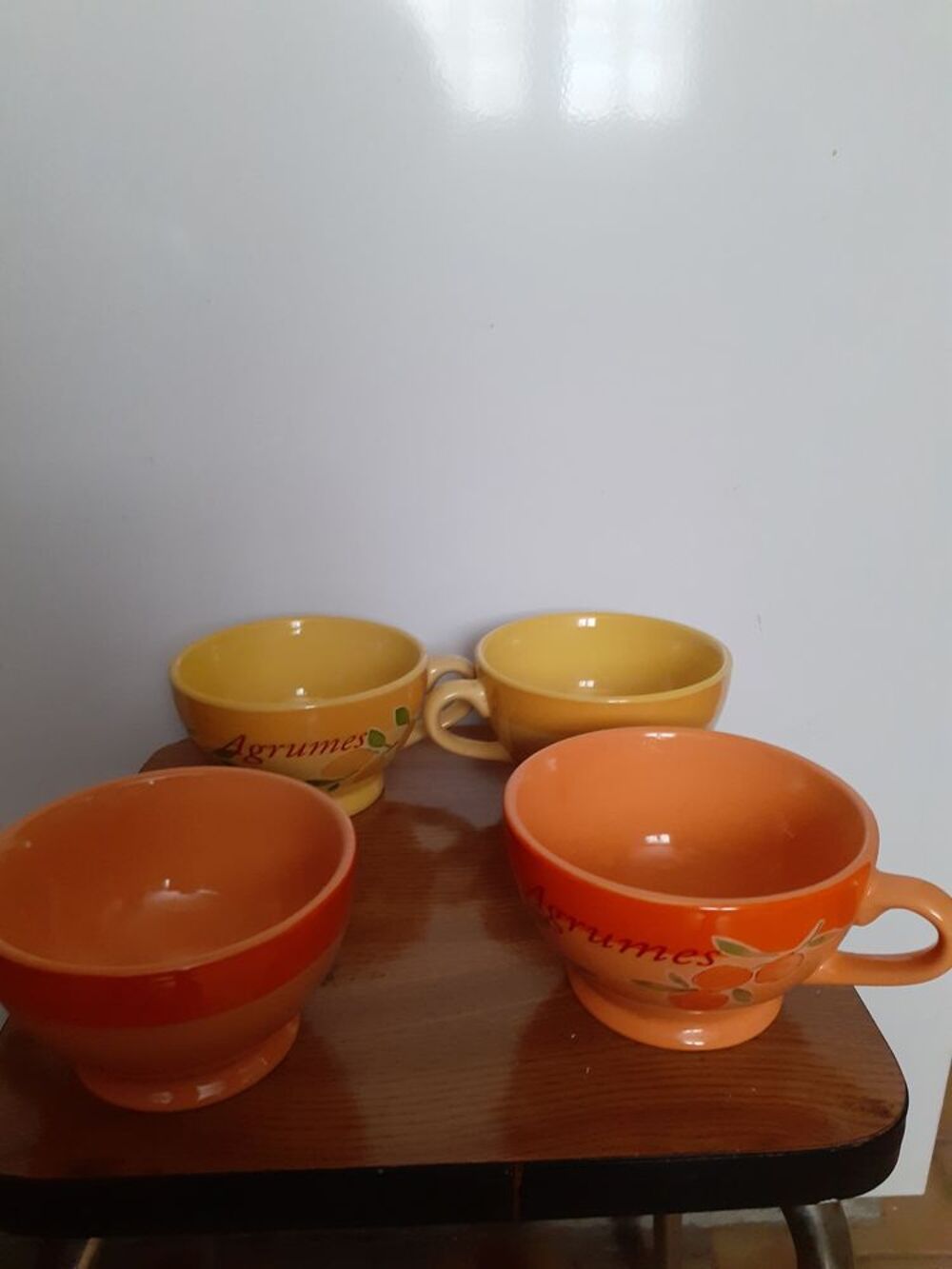 lot tasses agrumes Décoration