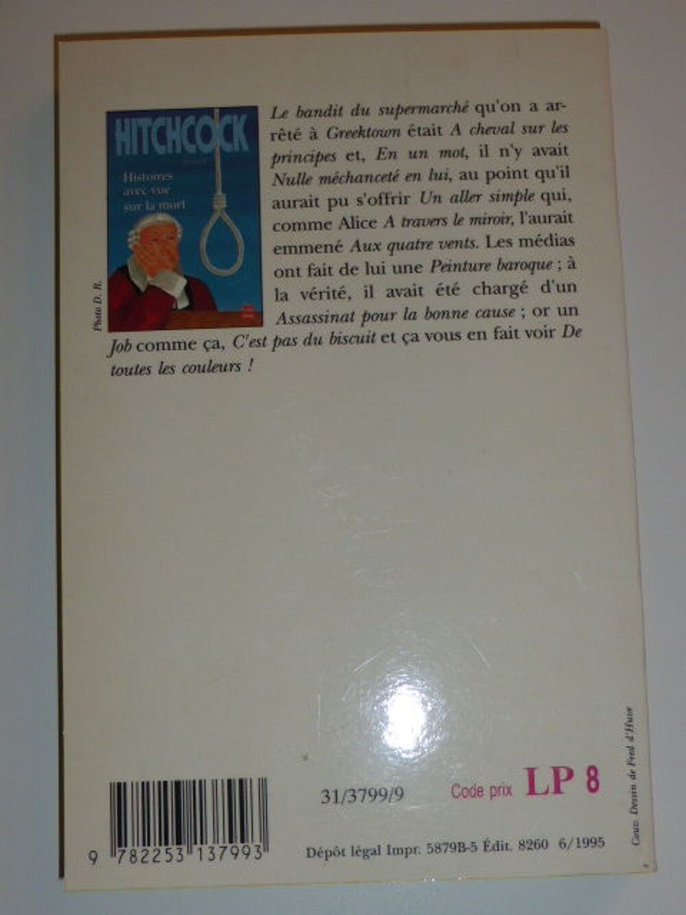 Histoires avec vue sur la mort Hitchcock Livre de poche Livres et BD
