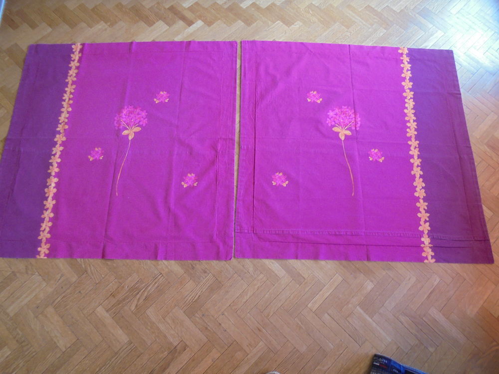 Parure bordeaux fleurs Décoration