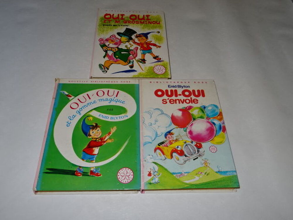 livres blibliot&eacute;que rose OUI OUI ,club des cinq Livres et BD