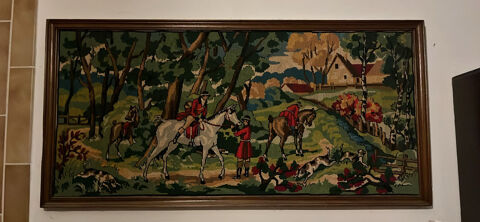 Canevas chasse  courre 300 Thziers (30)