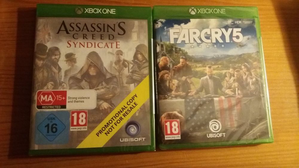 Jeux FarCry 5 et Assassin's Creed Syndicate XBOX ONE Neufs Consoles et jeux vidéos