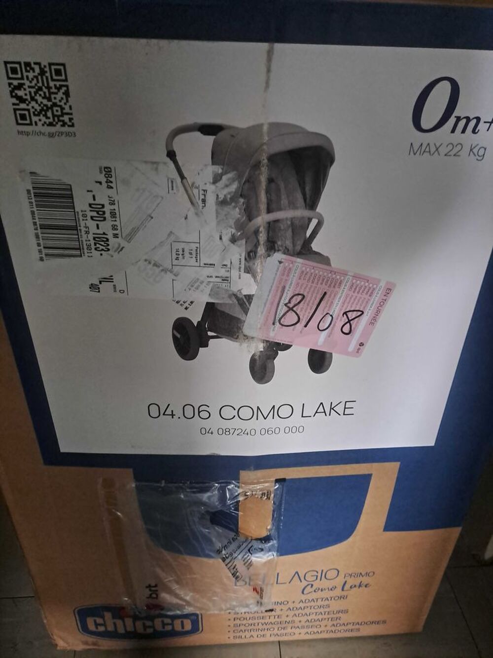 Poussette bellagio primo como lake Chicco Puériculture
