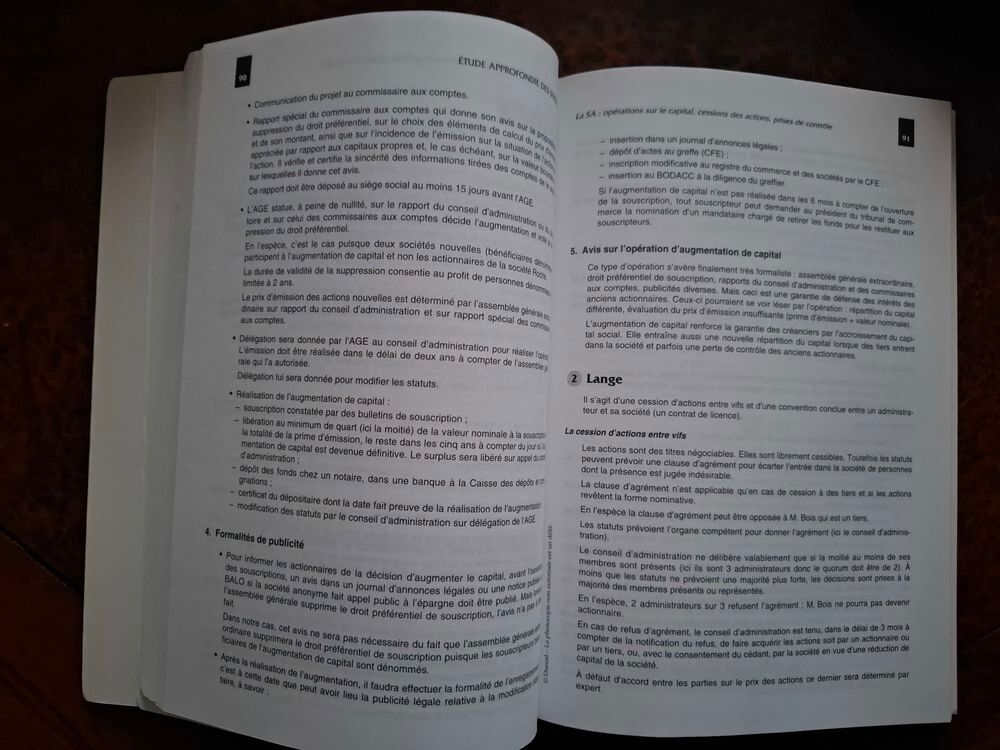DECF num&eacute;ro 1 - Droit des soci&eacute;t&eacute;s : Corrig&eacute;s du manuel 2003 Livres et BD