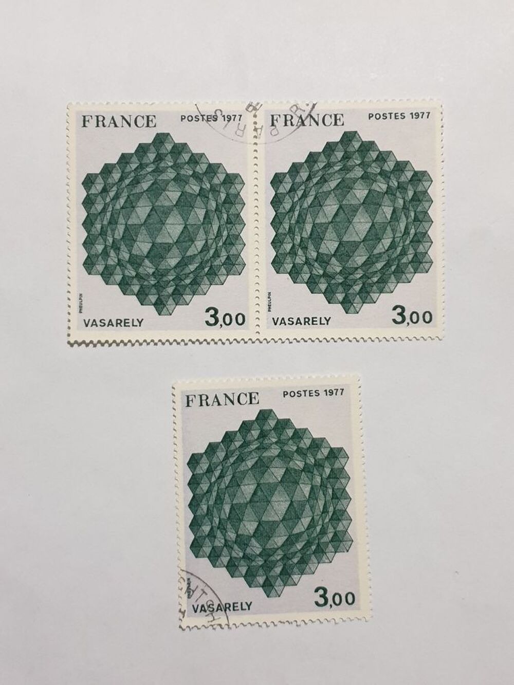 Timbre france Hommage &agrave; l'hexagone 1977 lot 0.90 euro 