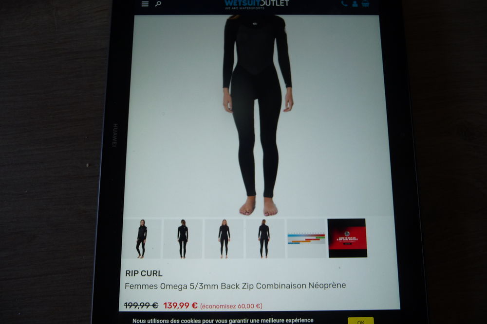 combinaison n&eacute;opr&egrave;ne plong&eacute;e femme 
Sports