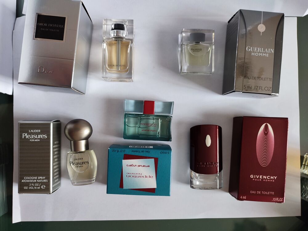 Miniatures de parfum pour homme 