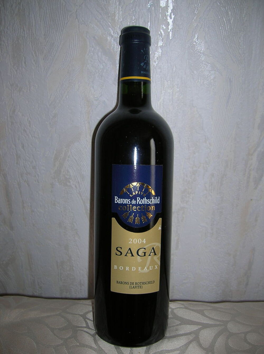 bordeaux 750ml Baron de Rothschild collection saga 2004 