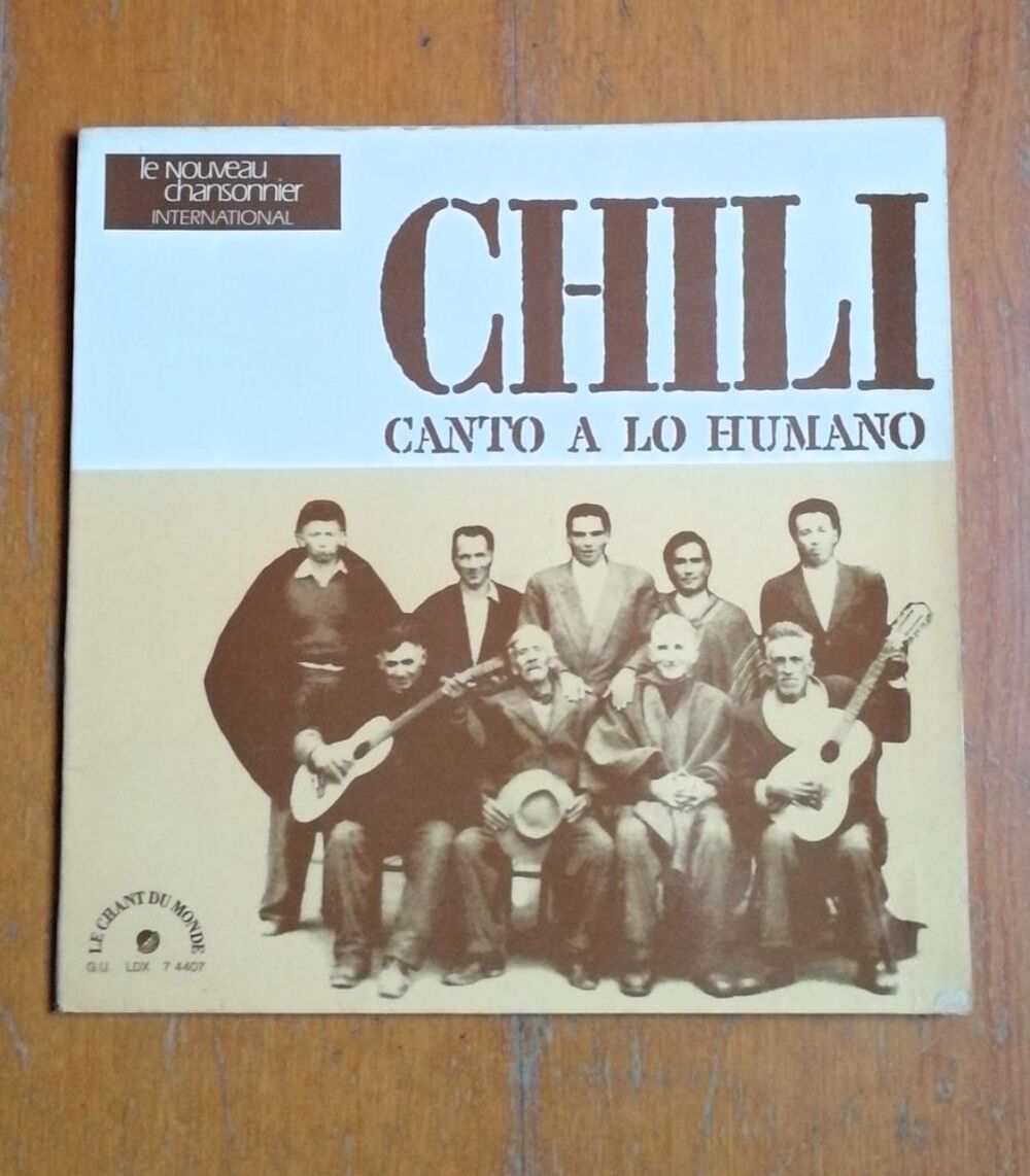 LP Juan CAPRA : Canto a lo humano - Le chant du monde - 1971 CD et vinyles