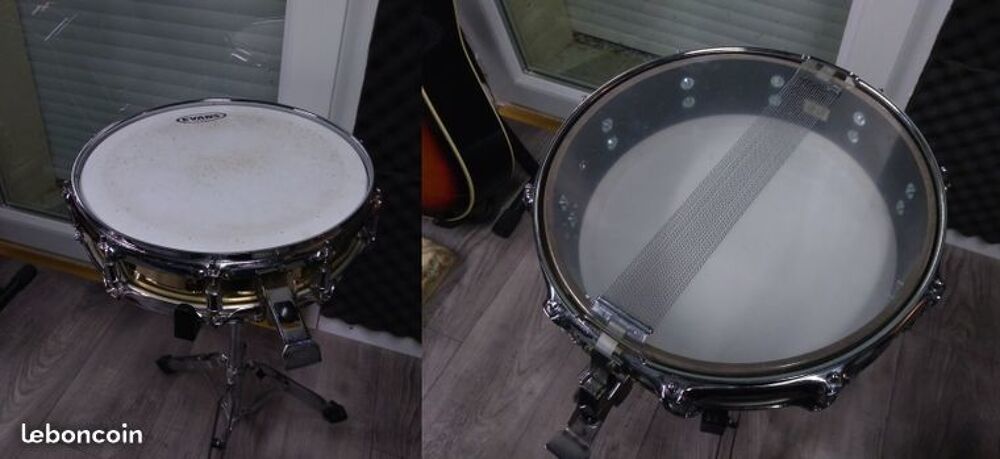 lot de 2 caisses claires, ludwug et Remo Instruments de musique