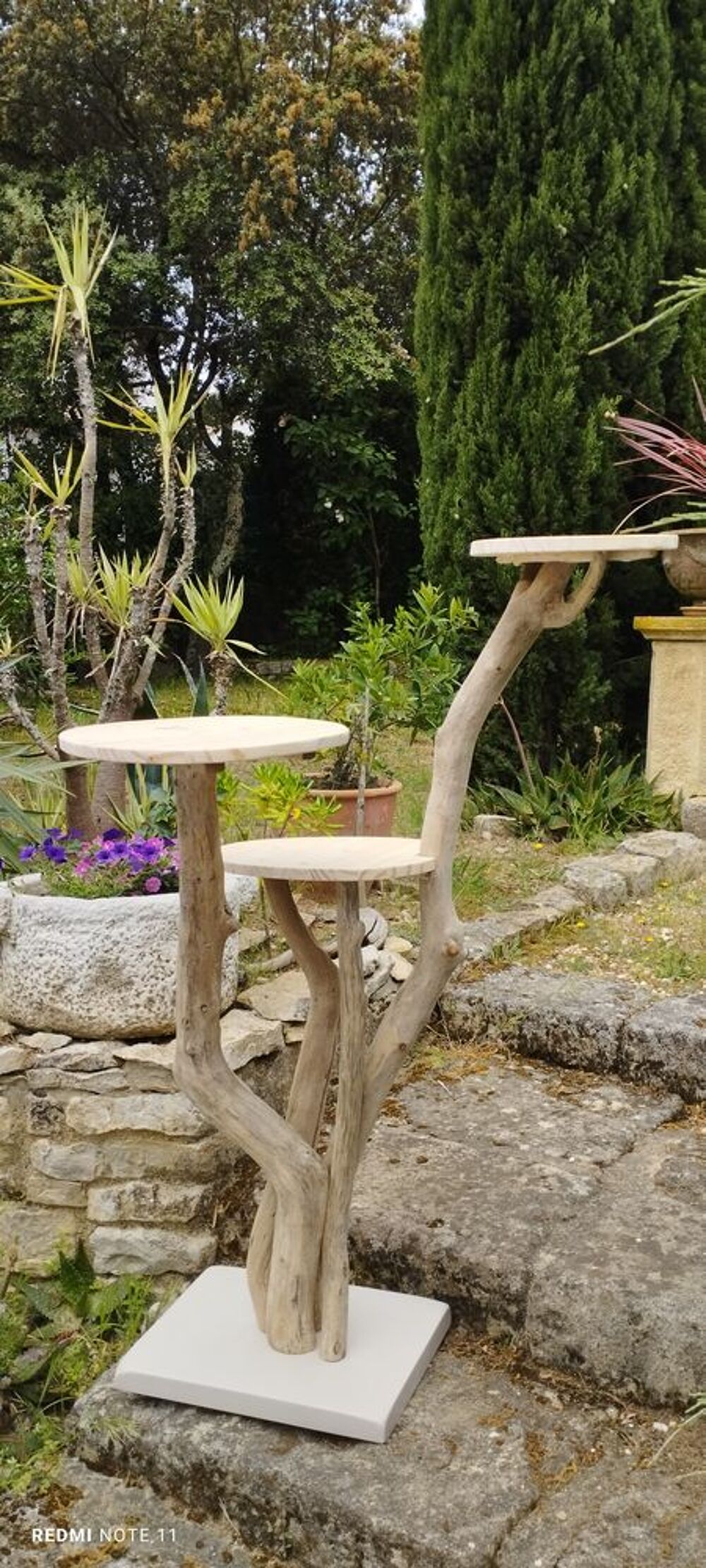 Arbre &agrave; chat bois flott&eacute; Jardin