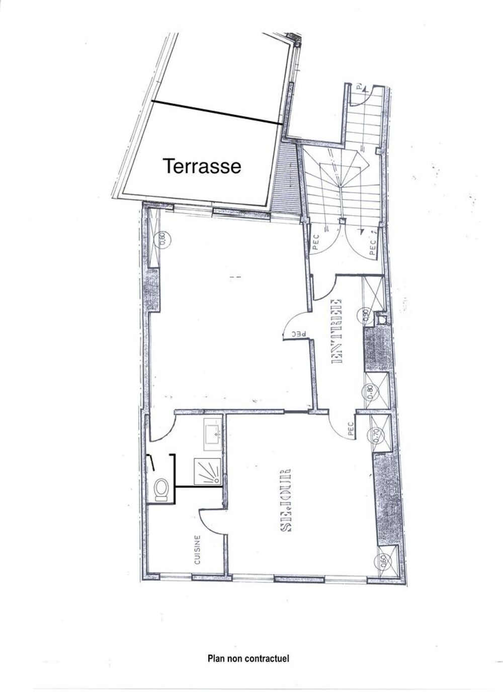 Location Appartement CHALONS CTRE F2 Gd TERRAS comme une maison. Châlons-en-champagne
