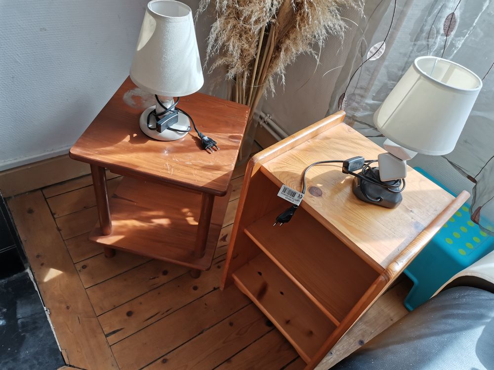 BANQUETTE + 2 TABLES ET 2 LAMPES DE CHEVET Meubles