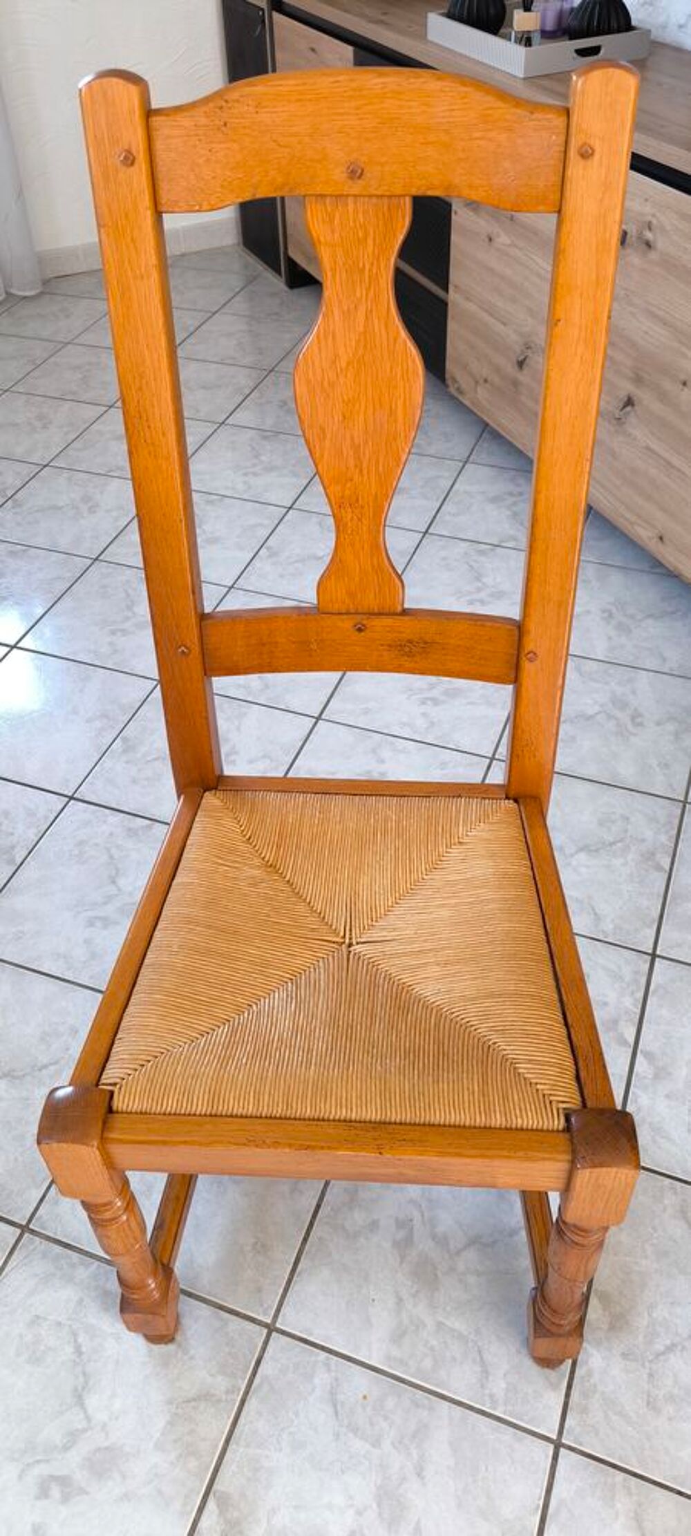 Chaises en ch&ecirc;ne massif Meubles