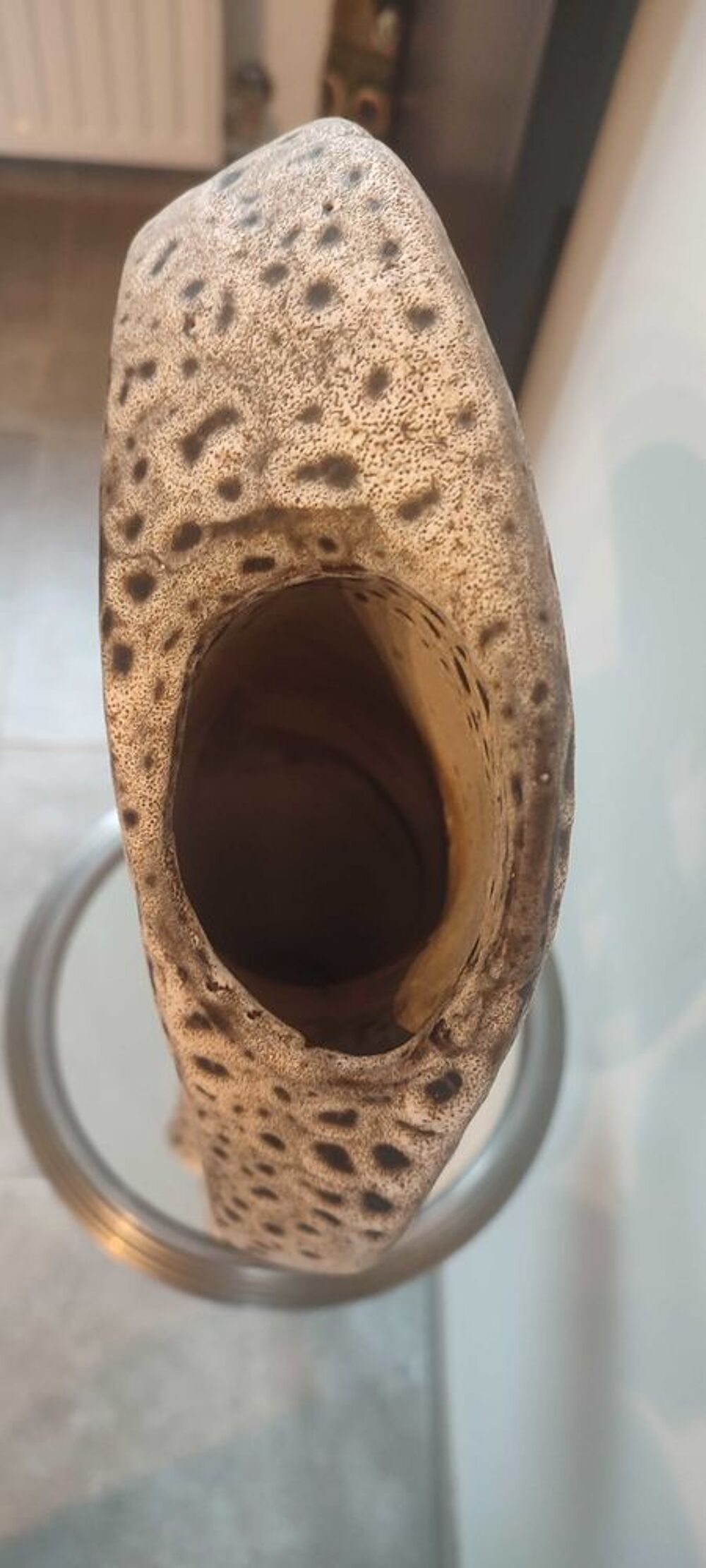 Vase Sculptural en C&eacute;ramique (43cm) Marius BESSONE Vallauris 