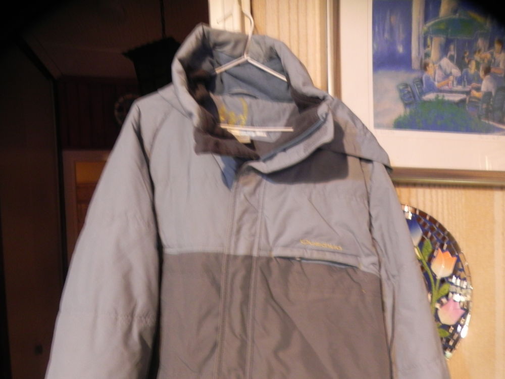 Blouson gris/bleu, chaud, taille 14 ans, Quechua Vêtements enfants
