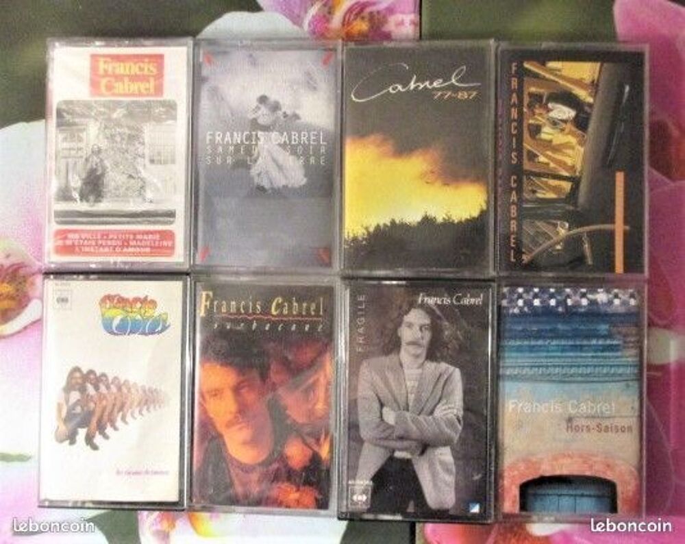 Cassettes audio Francis Cabrel CD et vinyles