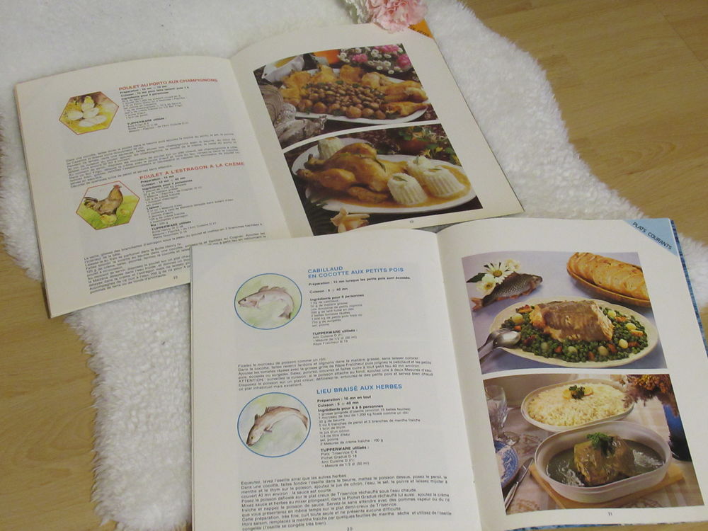 Livrets de cuisine Vintage (lot de 2) - Poulet et Poisson - Livres et BD