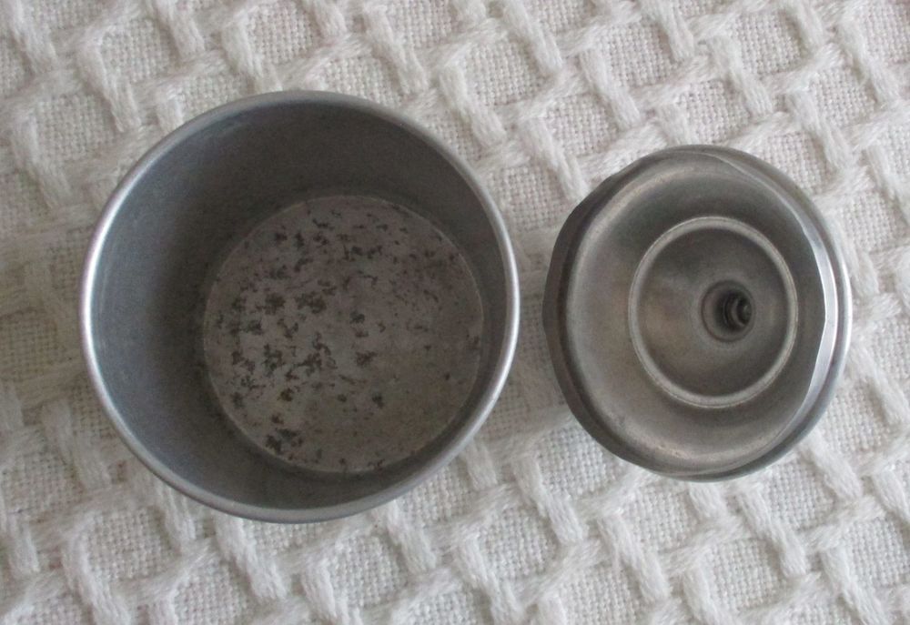 LOT 2 BOITES A SUCRE METAL ANCIENNES 