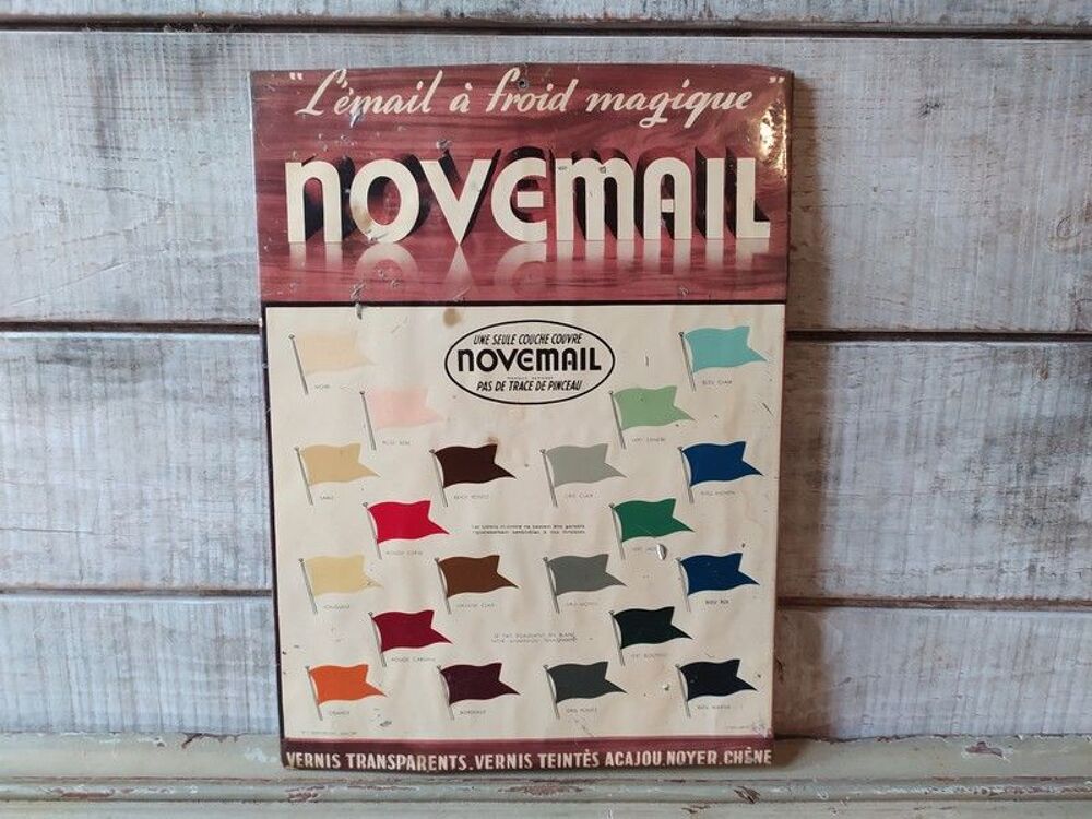 Ancien Glacoide Publicitaire Novemail 