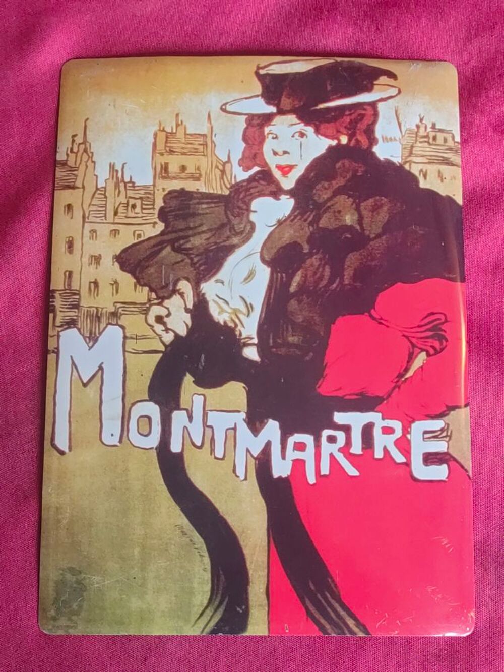 Plaque &eacute;maill&eacute;e Montmartre 