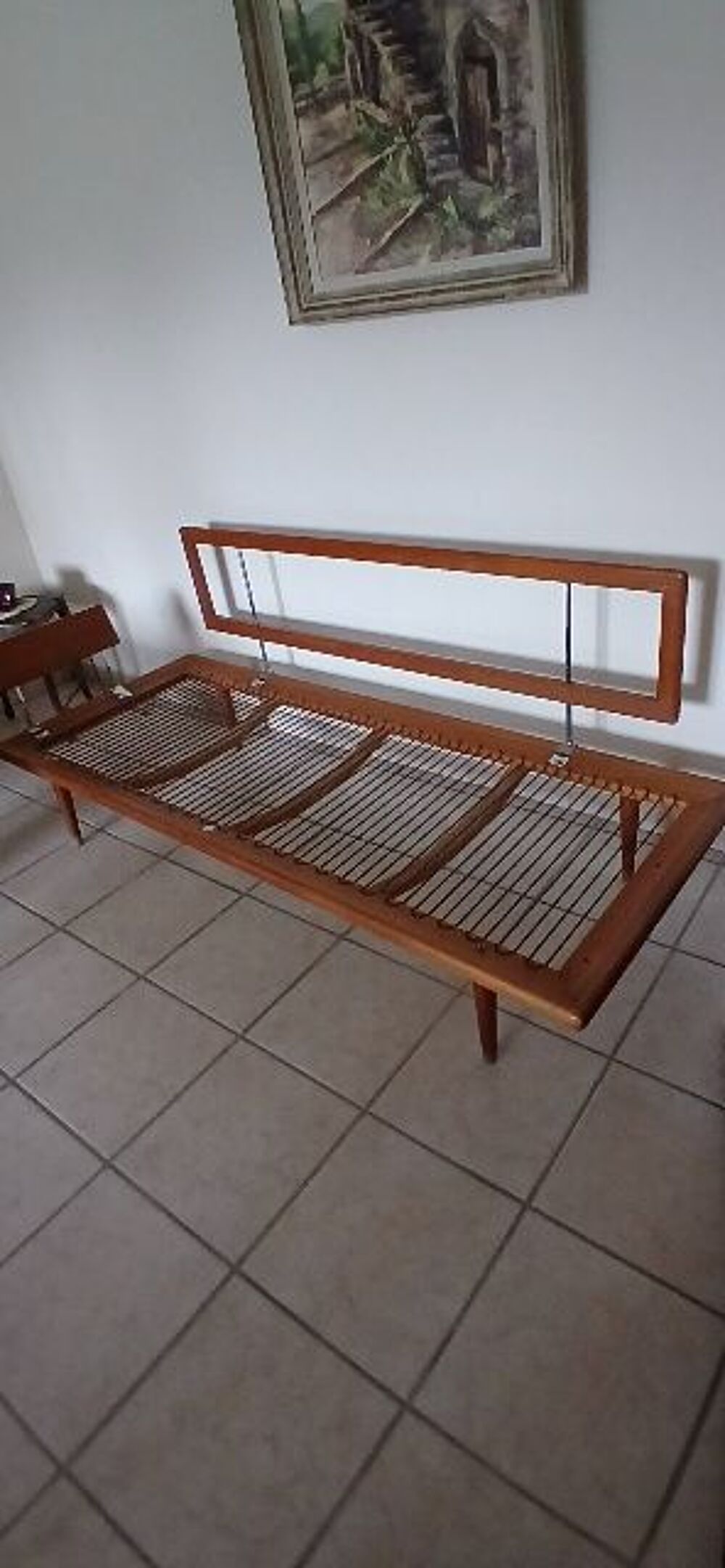 Banquette vintage, designers HVIDT et NIELSEN 