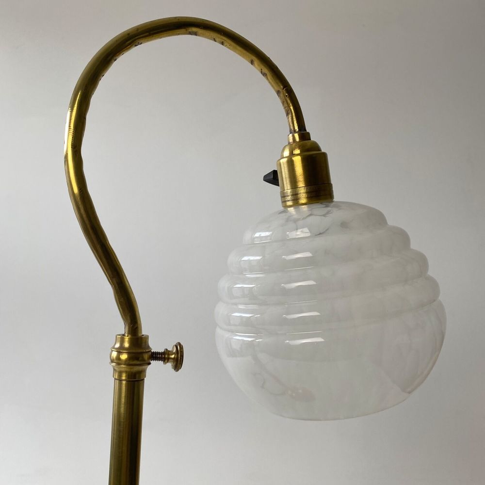 ANCIENNE LAMPE DE BUREAU COL DE CYGNE VINTAGE 
Décoration