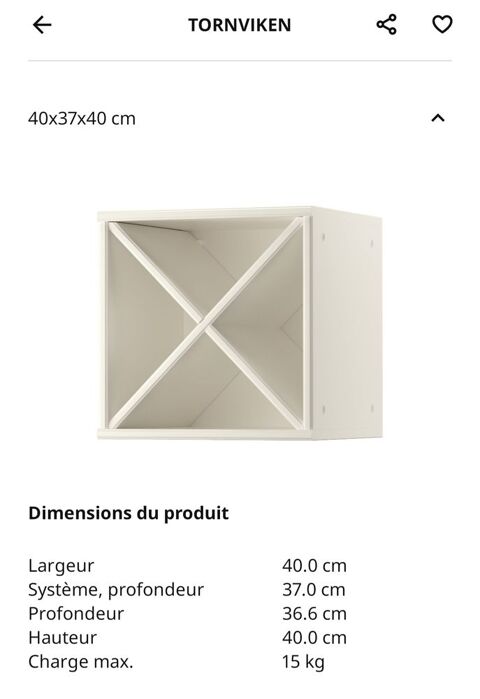 Range bouteille - Tornviken 50 Saint-Maur-des-Fosss (94)