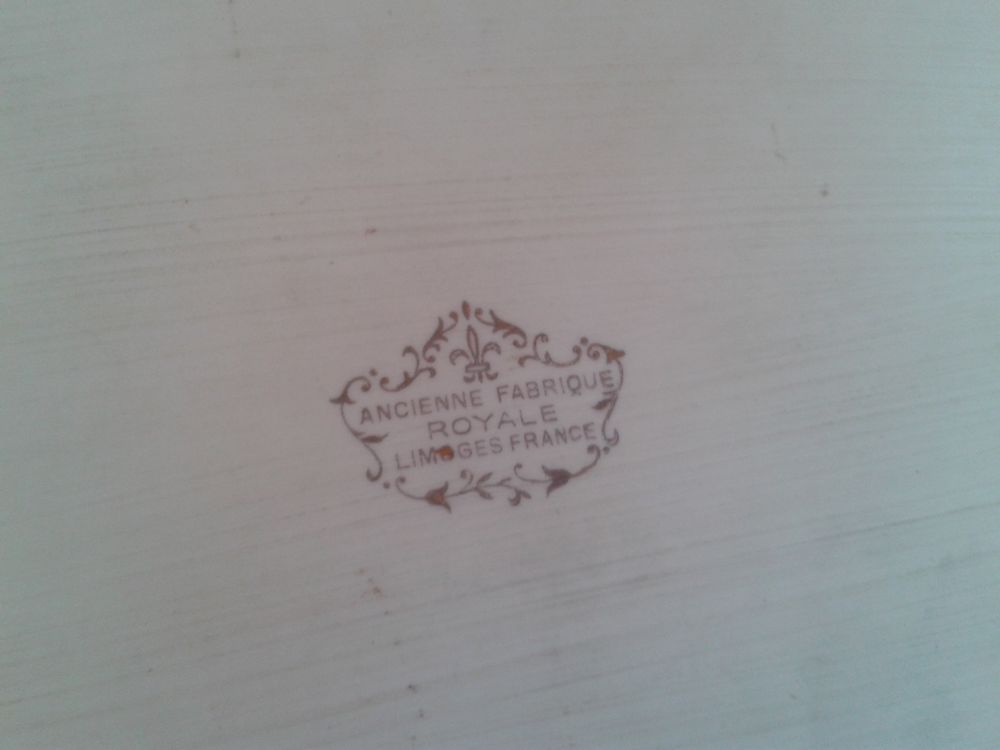 plat &agrave; cake neuf Limoges sign&eacute; d'Artois Cuisine