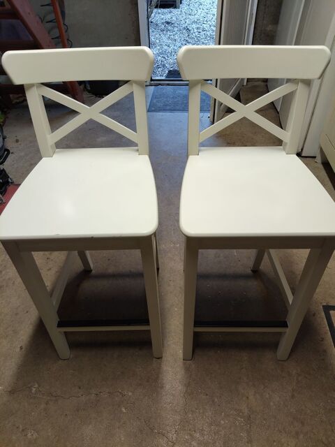 chaises hautes pour ilot central blanches 50 Trélazé (49)