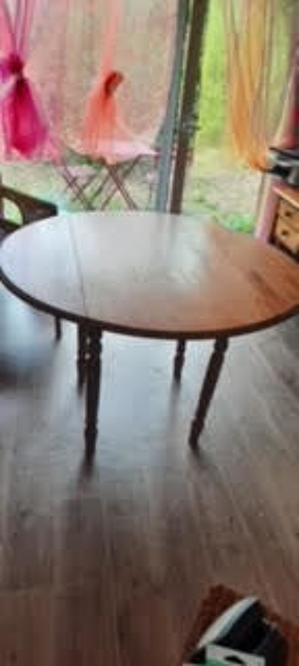 table ronde en pin style anglais Meubles