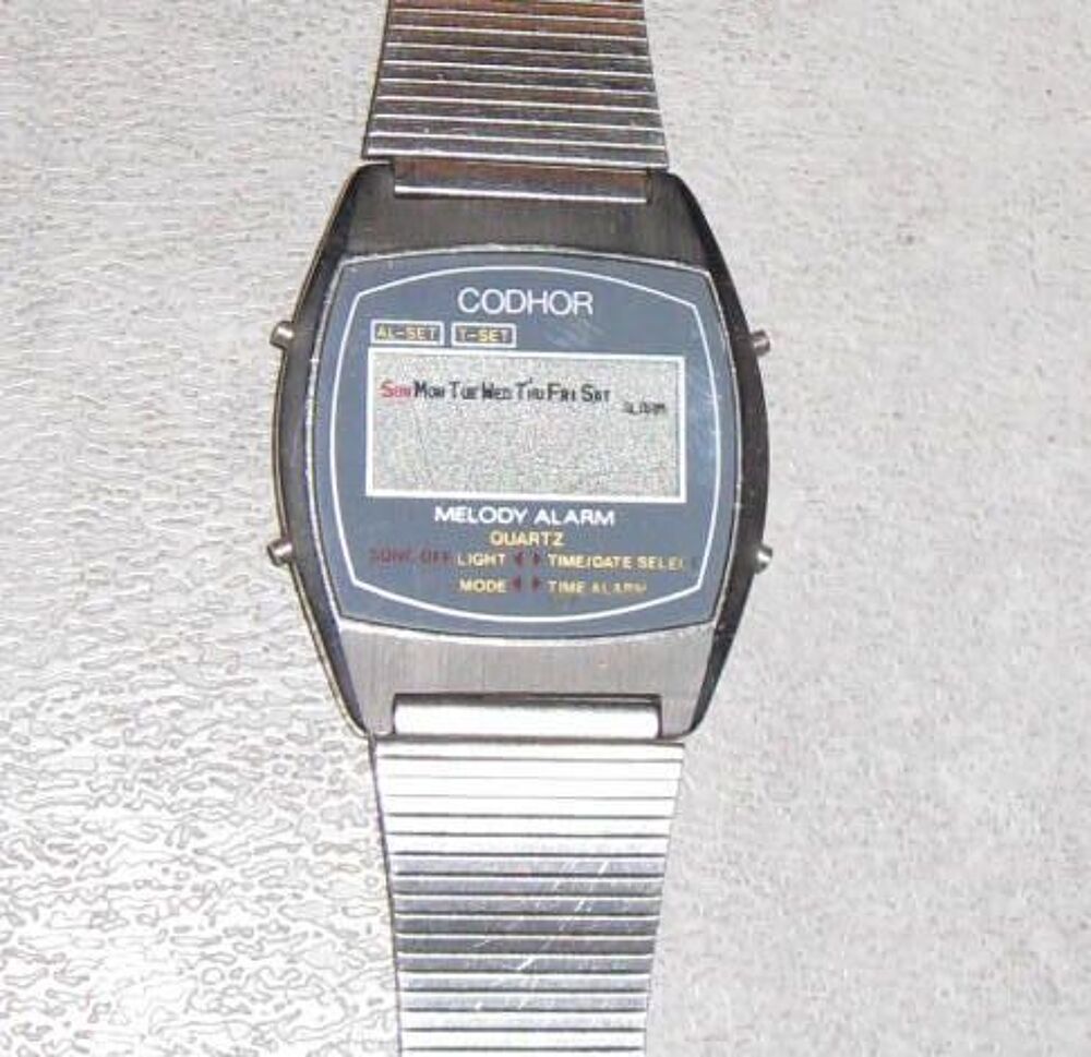 Recherche montre Codhor ann&eacute;e 1980 Bijoux et montres