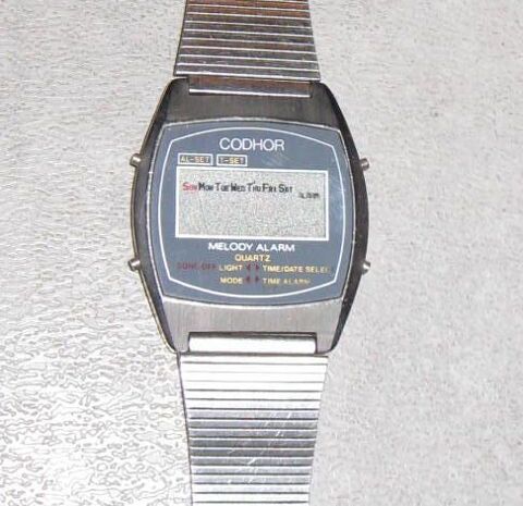 Recherche montre Codhor année 1980 0 Brem-sur-Mer (85)