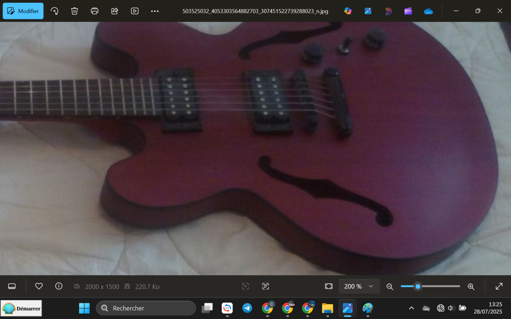 Rare Epiphone "Dot Studio Worn Cherry" Instruments de musique