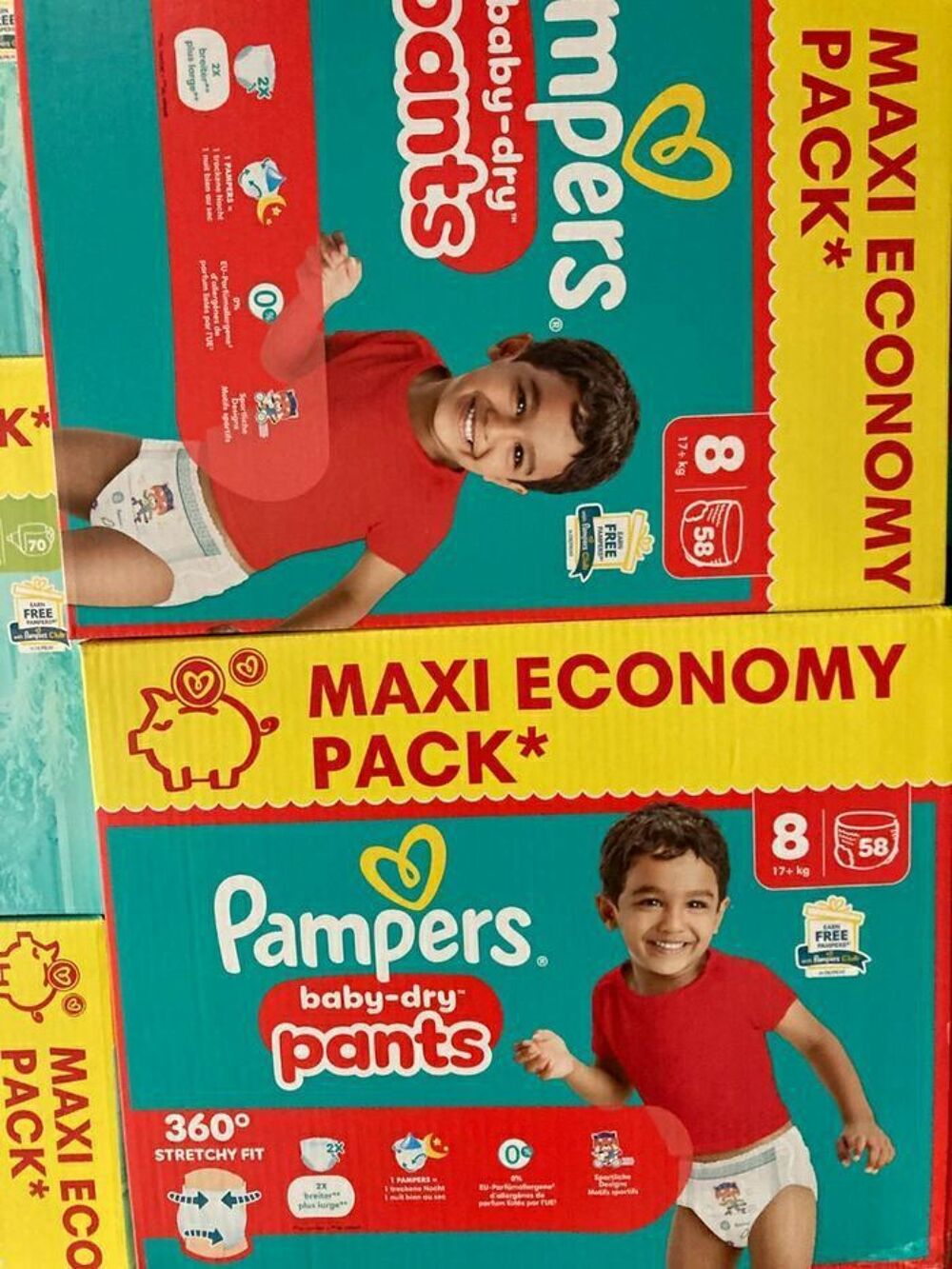 Couches pampers 
Pu�riculture