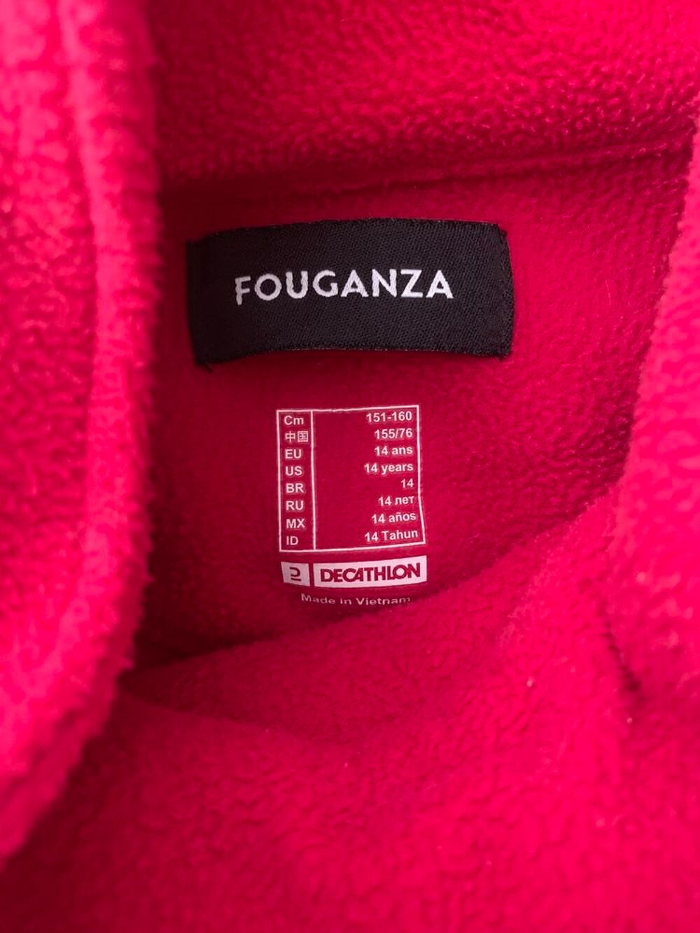 Sweat polaire enfant fille D&eacute;cathlon " Fouga Vêtements enfants